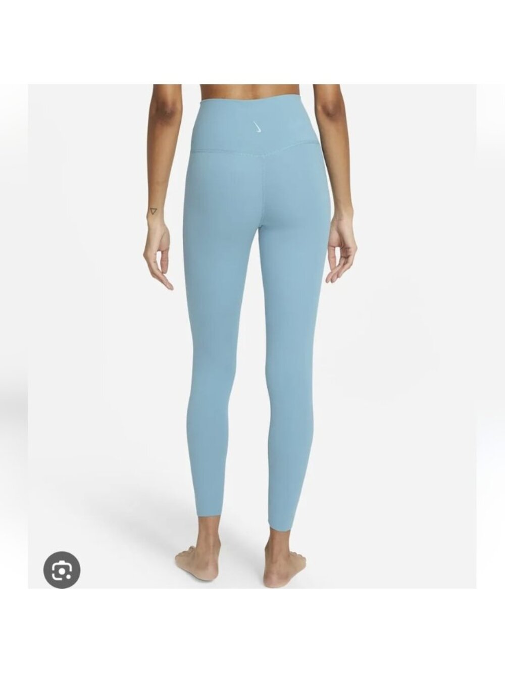 Nike Women's Yoga Move To Zero 7/8 Leggings In Cerulean Blue